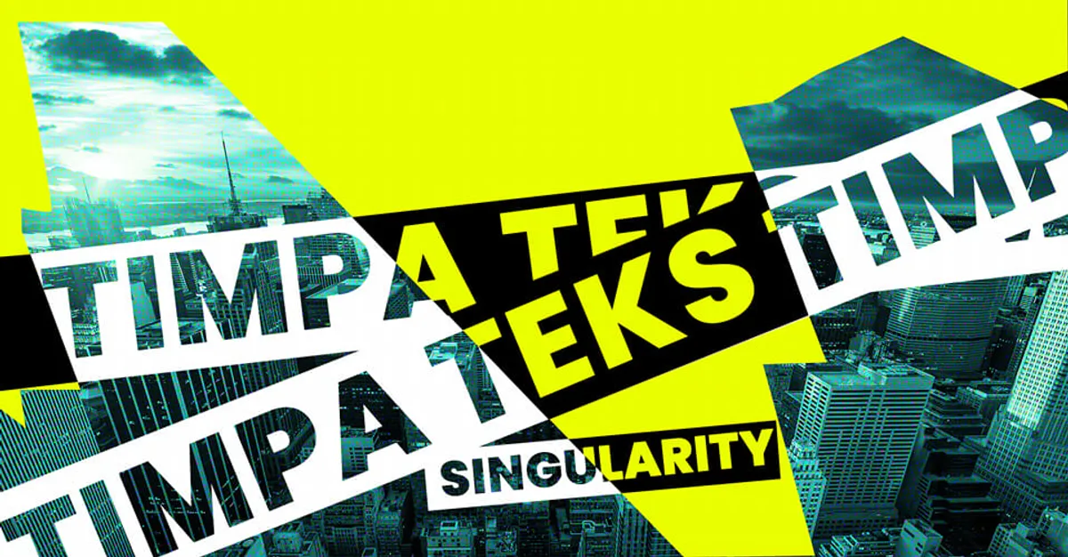 Timpa teks merupakan salah satu jenis meme yang bertujuan merubah konteks asli suatu gambar atau video menjadi konteks lain. (Sumber: grup Facebook "timpa teks: singularity")