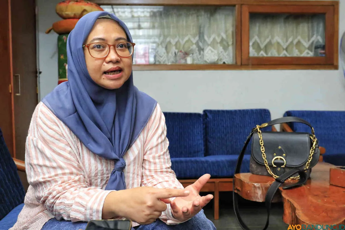 Mira Widiastuti, Ketua POTADS Jawa Barat. (Sumber: ayobandung.id | Foto: Irfan Al- Faritsi)