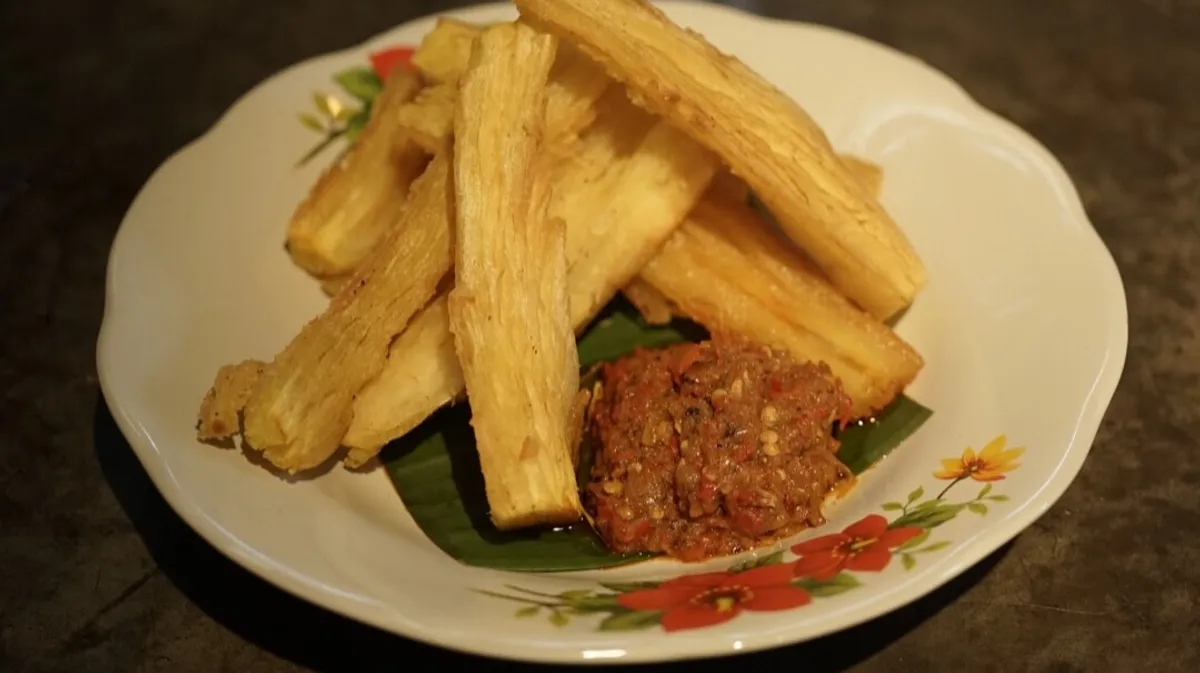 Singkong Sambal Roa (Sumber: Instagram | Omah Jangan Diam Terus)