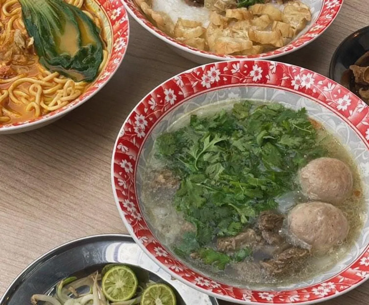 Sajian menu di Mie Merapi. (Sumber: instagram.com/miemerapi)