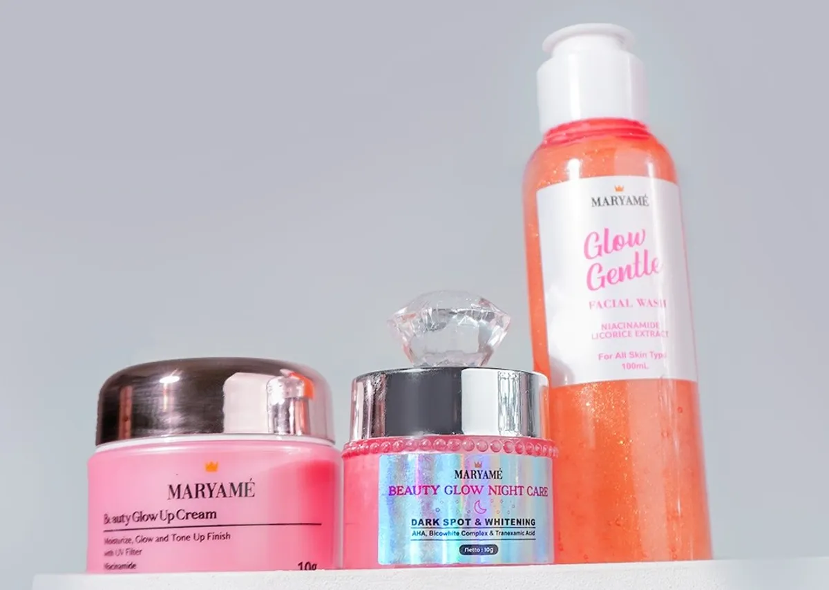Produk skincare Maryame. (Sumber: instagram.com/maryame.ofc)