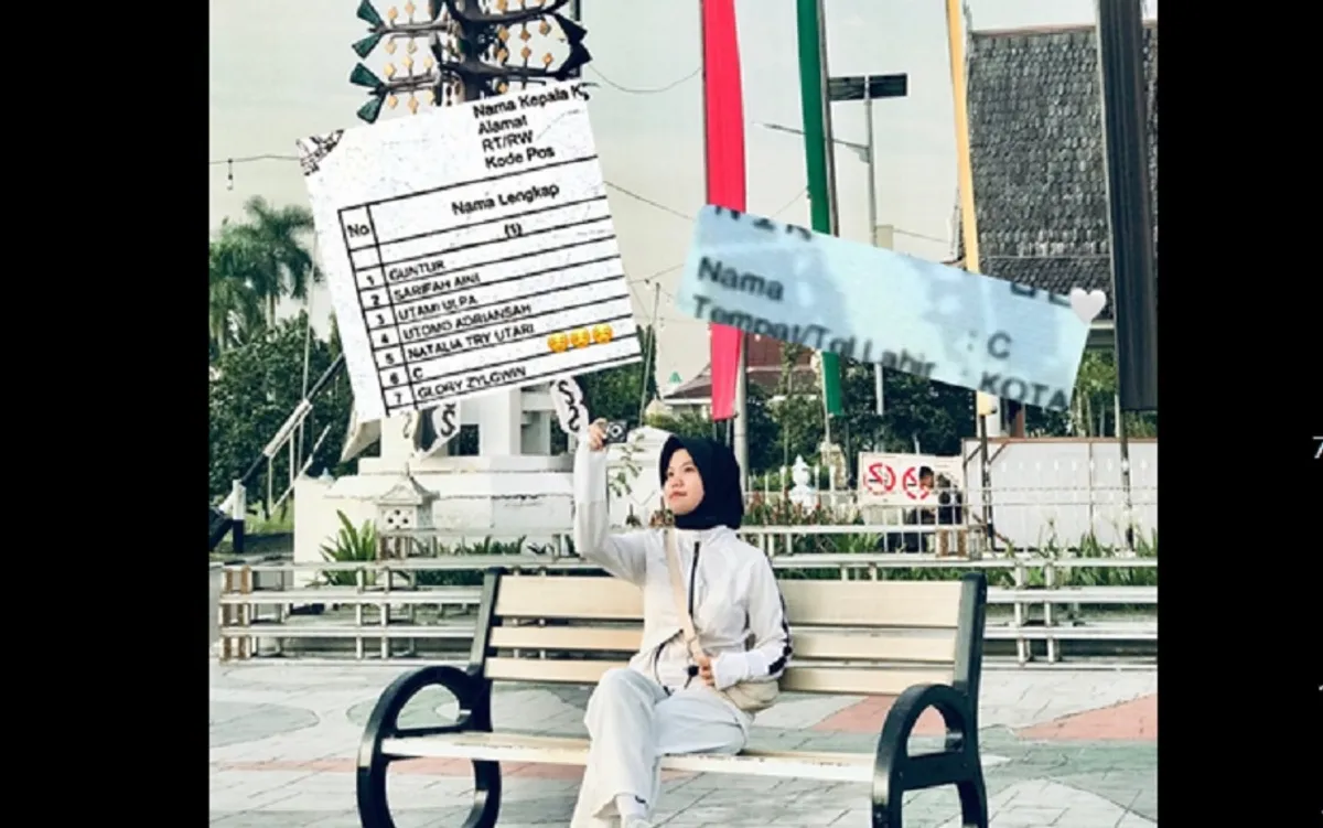 Viral nama anak hanya satu huruf C, Netizen: terus manggilnya gimana? (Sumber: TikTok | Foto: @_thisisgonec)