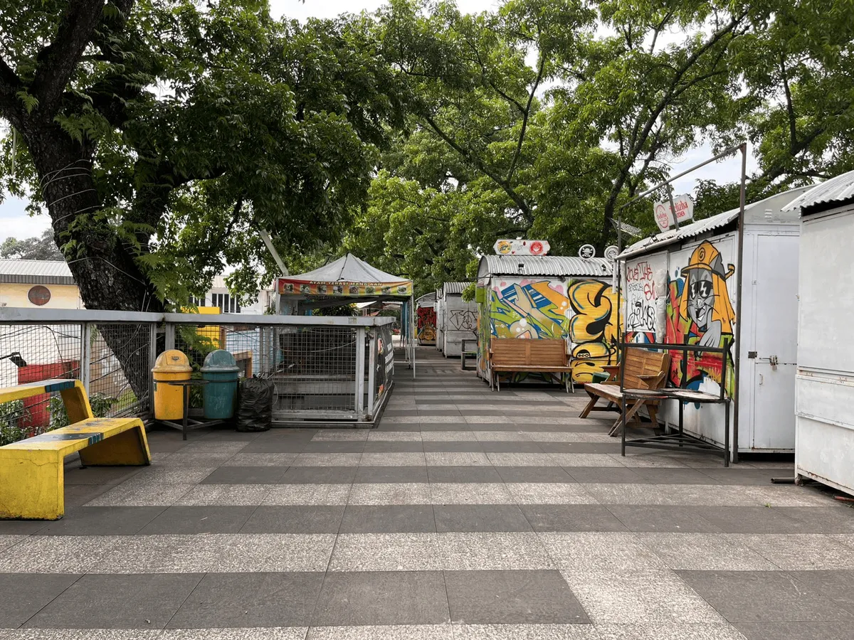 Kondisi Teras Cihampelas saat pagi di hari kerja pada, Senin(1/12/2025) (Foto: Ammara Ziska)