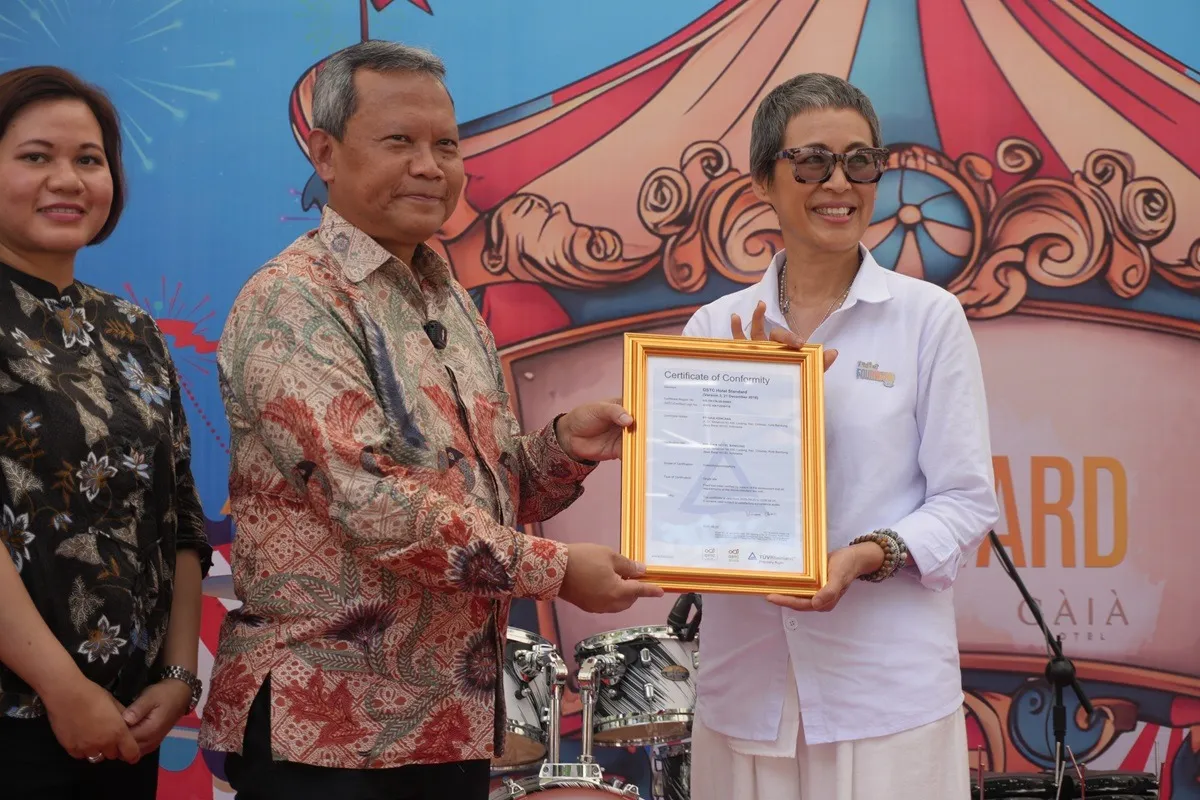 The Gaia Hotel Bandung membuktikan bahwa komitmen terhadap keberlanjutan dapat menjadi sumber daya saing, peluang investasi, dan jalan menuju pariwisata yang lebih inklusif dan berdaya tahan. (Sumber: The Gaia Hotel Bandung)