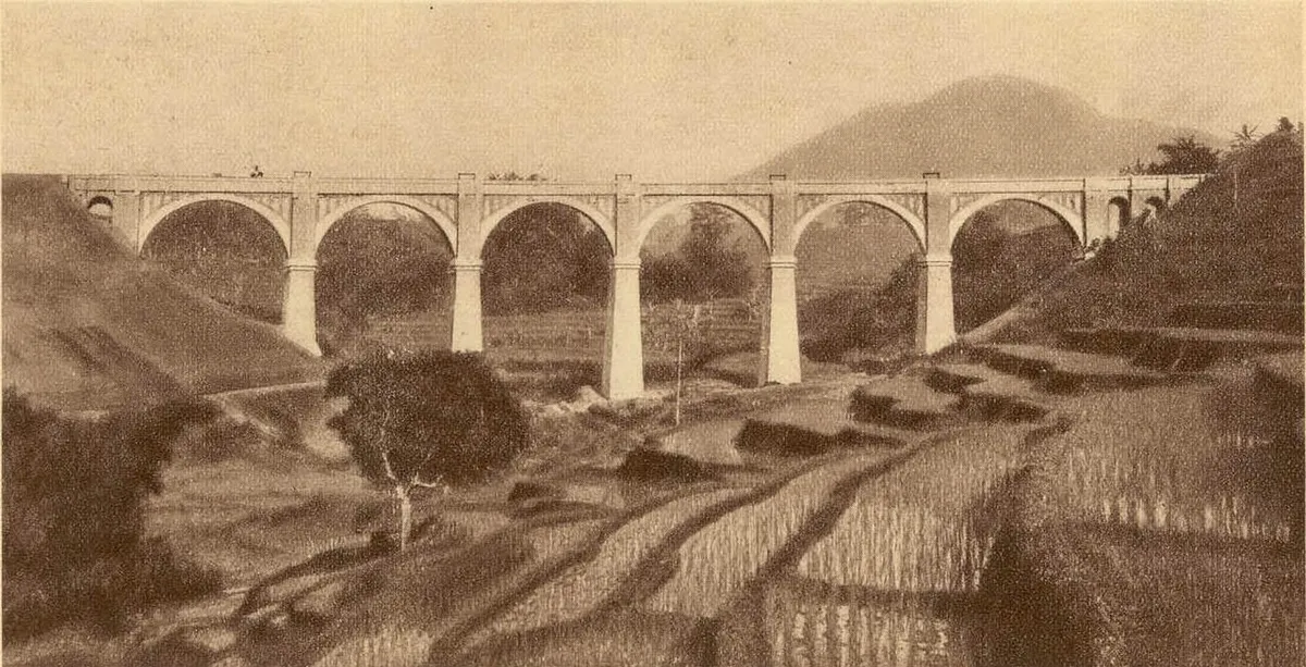 Jembatan Cijapati. (Sumber: KITLV)