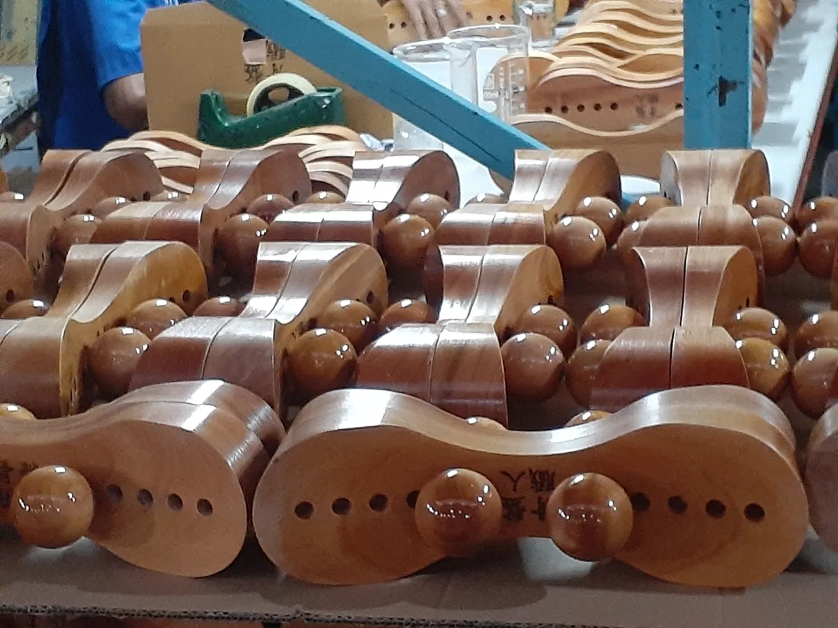 Alat Shiatsu pijat pinggang produksi PT Pudak di kawasan Gedebage Bandung yang diekspor ke Jepang (Sumber: dokpri | Foto: Totok Siswantara)