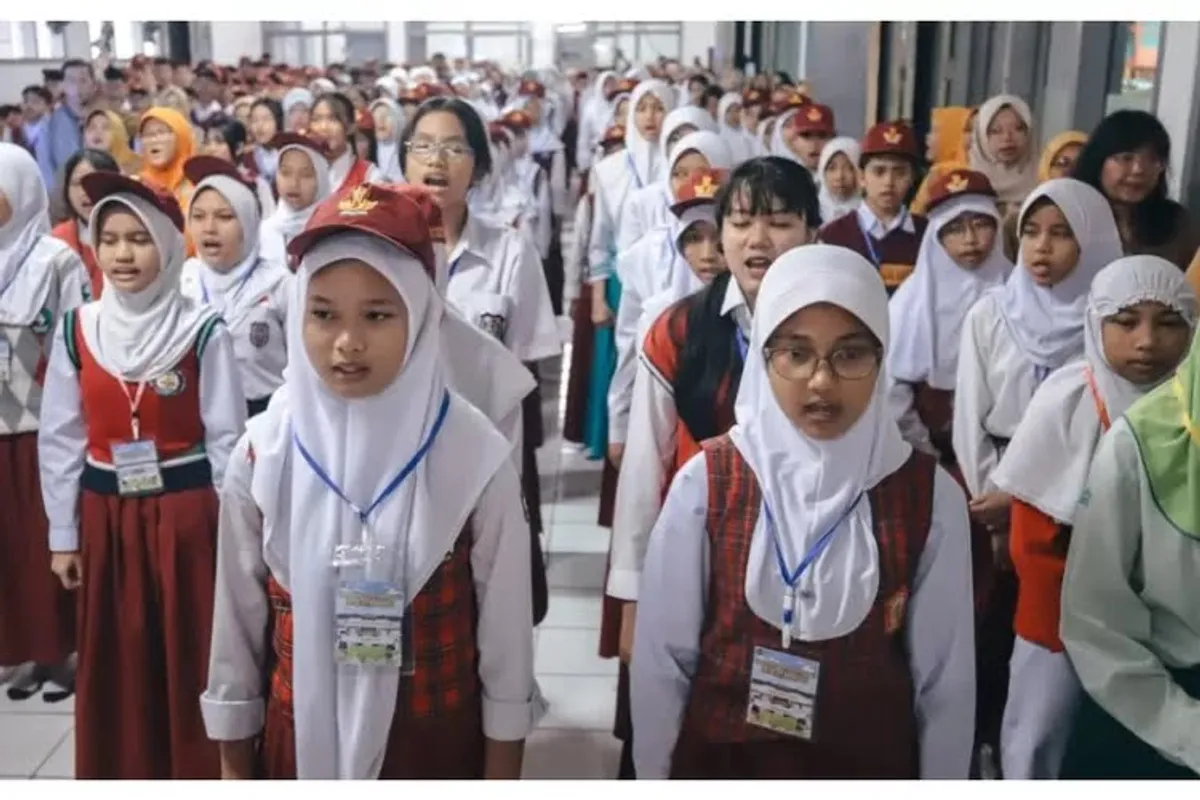 Hari Pertama MPLS di Bandung (Sumber: AyoBandung | Foto: Muslim Yanuar Putra)