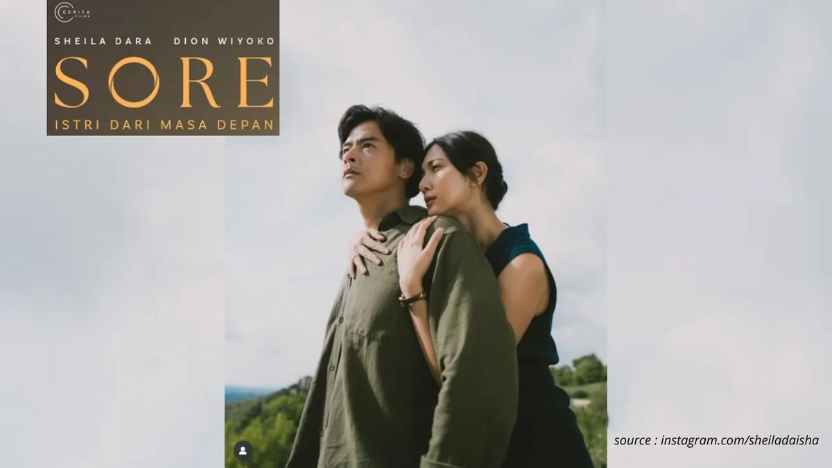 Poster film Sore: Istri dari Masa Depan. (Sumber: Instagram/sheiladaisha)