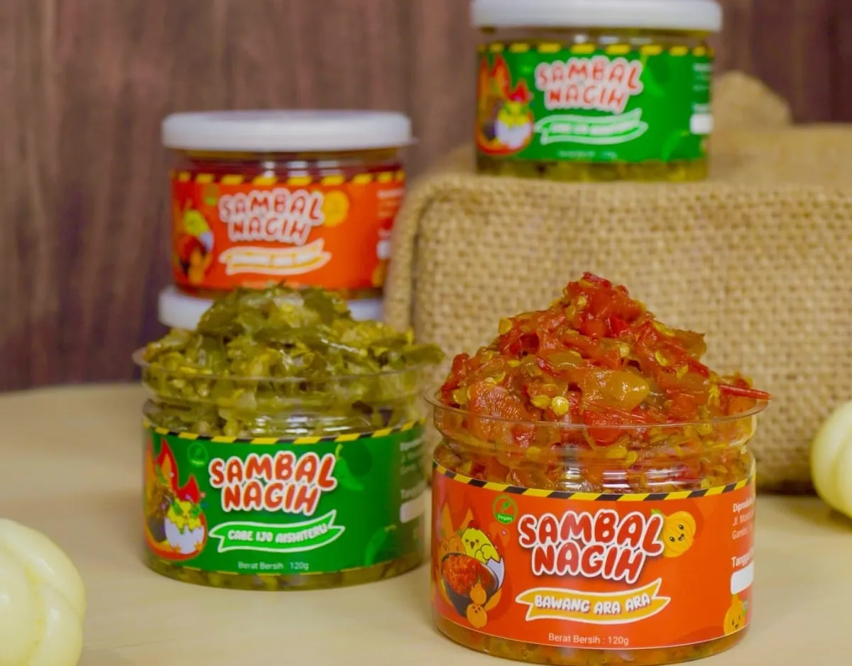 varian dari produk Sambal Nagih. (Sumber: Sambal Nagih)