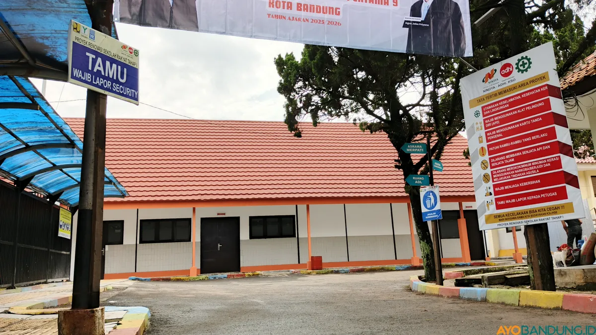 Penampakan gedung D SLBN A Pajajaran yang telah direnovasi untuk menunjang fasilitas Sekolah Rakyat. (Sumber: ayobandung.id | Foto: Gilang Fathu Romadhan)