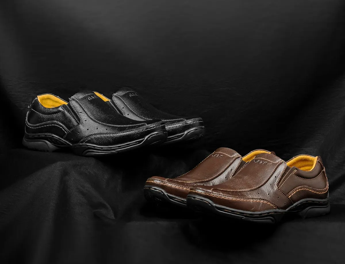 Koleksi sepatu kulit dari brand lokal Gats. (Sumber: Gats)