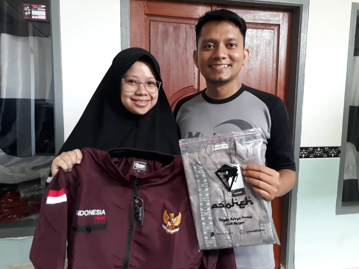 Ahmad Soheh dan sang istri (Foto: Rizma Riyandi)