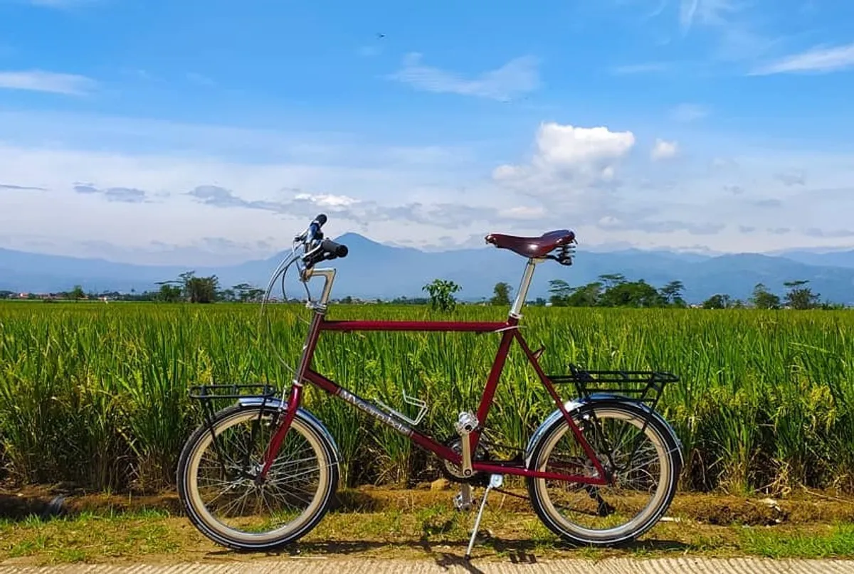 Sepeda kecil dengan desain mungil bernama Minivelo. (Sumber: Dok MV Corp Bandung)