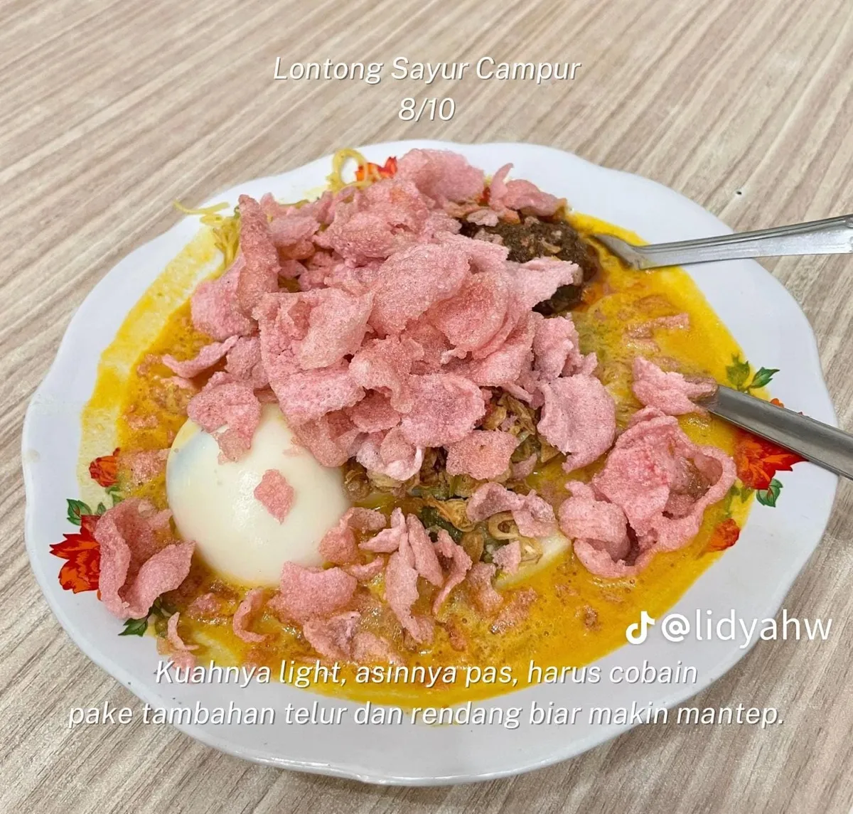 (Sumber: Akun Tiktok @lidyahw)