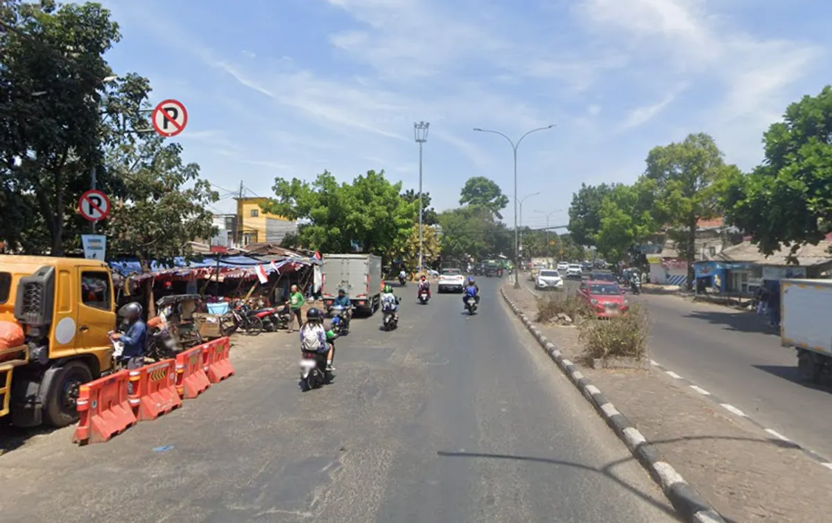 Jalan Buah Batu kiwari. (Sumber: Google Earth)