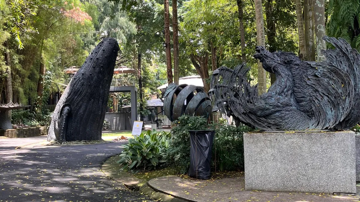 Suasana taman patung Nu (Foto: Ammara Ziska)