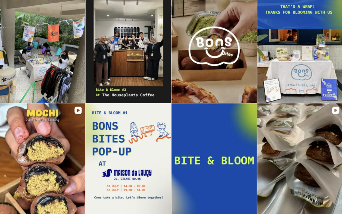 Bonsy Bites berpartisipasi dalam event dan membuka pop-up store.