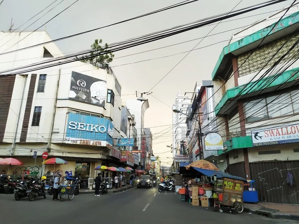 Jalan ABC Bandung hari ini. (Sumber: Ayobandung)