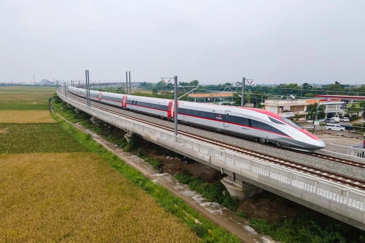 Kereta Cepat Jakarta-Bandung (Whoosh). (Sumber: KCIC)