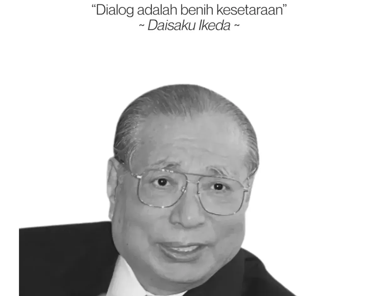 "Dialog adalah benih kesetaraan" - Daisaku Ikeda. (Sumber: Instagram/pamerandialogperadaban)