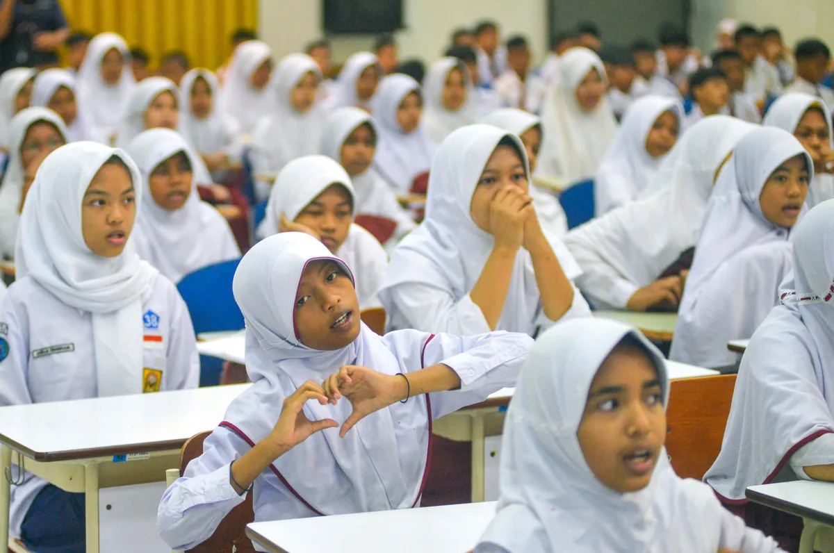 Anak sekolah di Indonesia. (Sumber: indonesia.go.id)