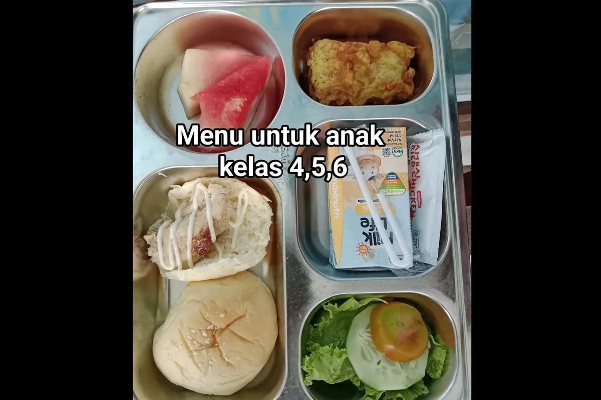 Contoh Menu MBG dari gandum (Sumber: Instagram)