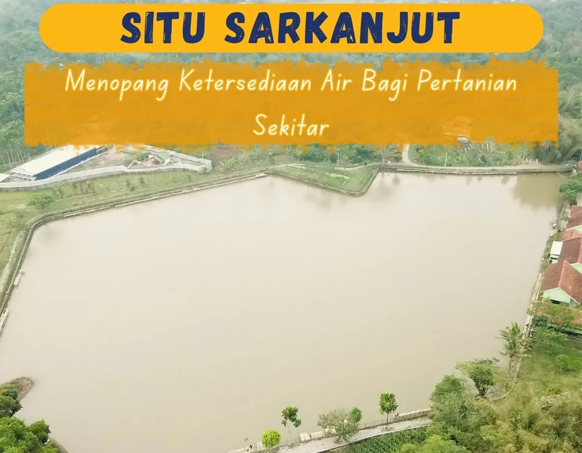 Situ Sarkanjut, di Tambaksari, Kecamatan Leuwigoong, Kabupaten Garut. (Sumber: sda.pu.go.id)