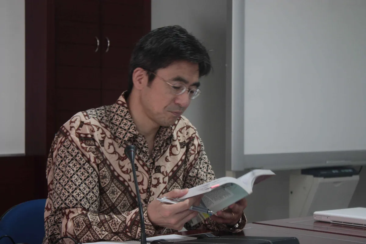 Prof. Mikihoro Moriyama asal Universitas Nanzan Jepang (Sumber: Wikipedia)