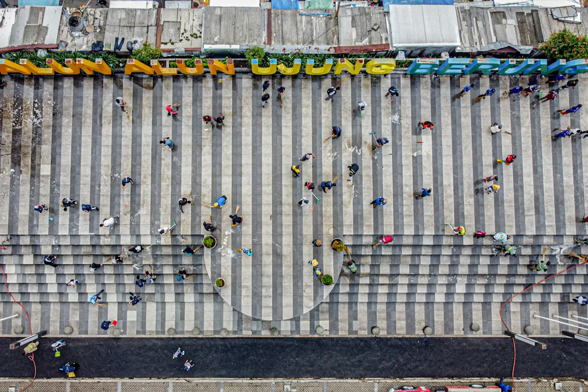 Alun-alun Ujungberung. (Sumber: Ayobandung)