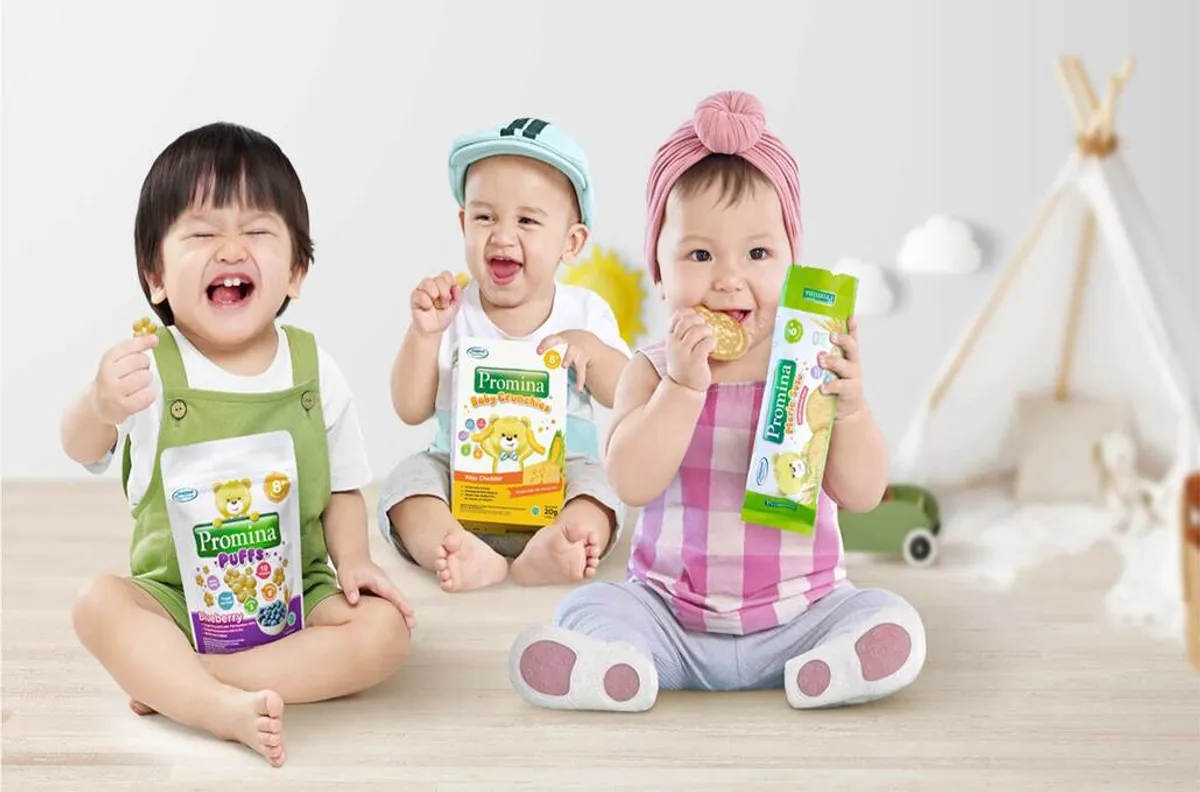 Camilan Balita. (Foto: Promina Puffs)