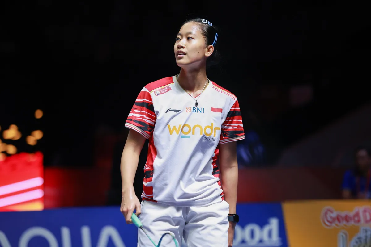 Putri Kusuma Wardani adalah seorang atlet bulutangkis Indonesia yang berasal dari klub PB Exist Jakarta. (Sumber: Dok. PBSI)