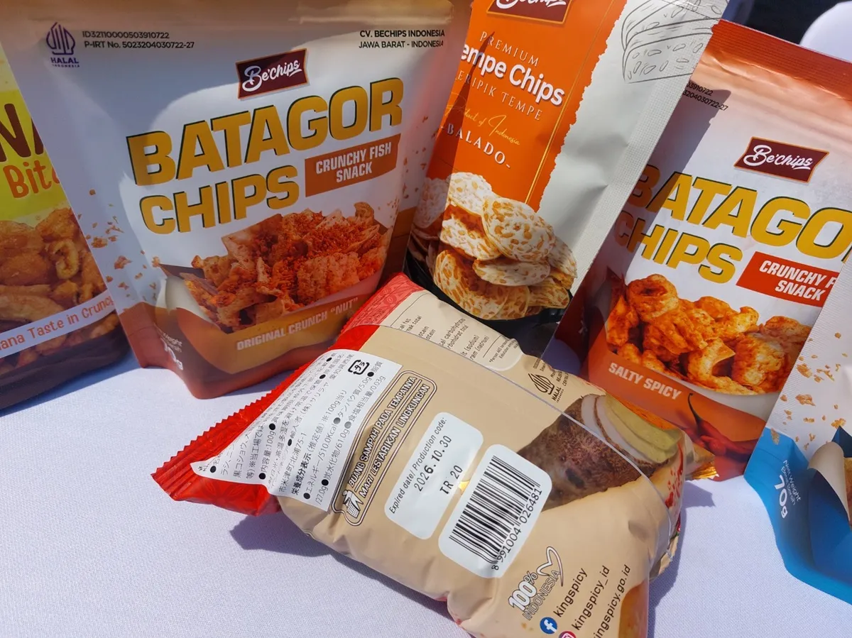 Produk UMKM asal Bandung, Bechips yang bersukses diekspor ke pasar Jepang. (Sumber: Ayobandung.id | Foto: Eneng Reni Nuraisyah Jamil)