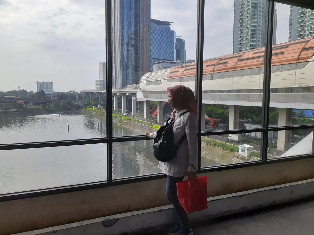 Stasiun LRT Dukuh Atas (Sumber: dokpri | Foto: Totok Siswantara)