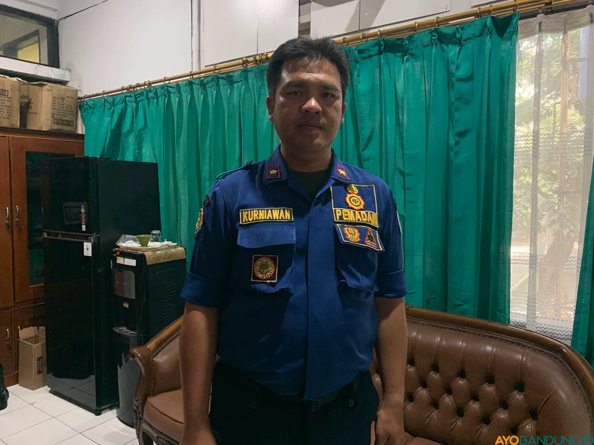 Sekretaris Diskar Kota Bandung, Kurniawan. (Sumber: ayobandung.id | Foto: Toni Hermawan)