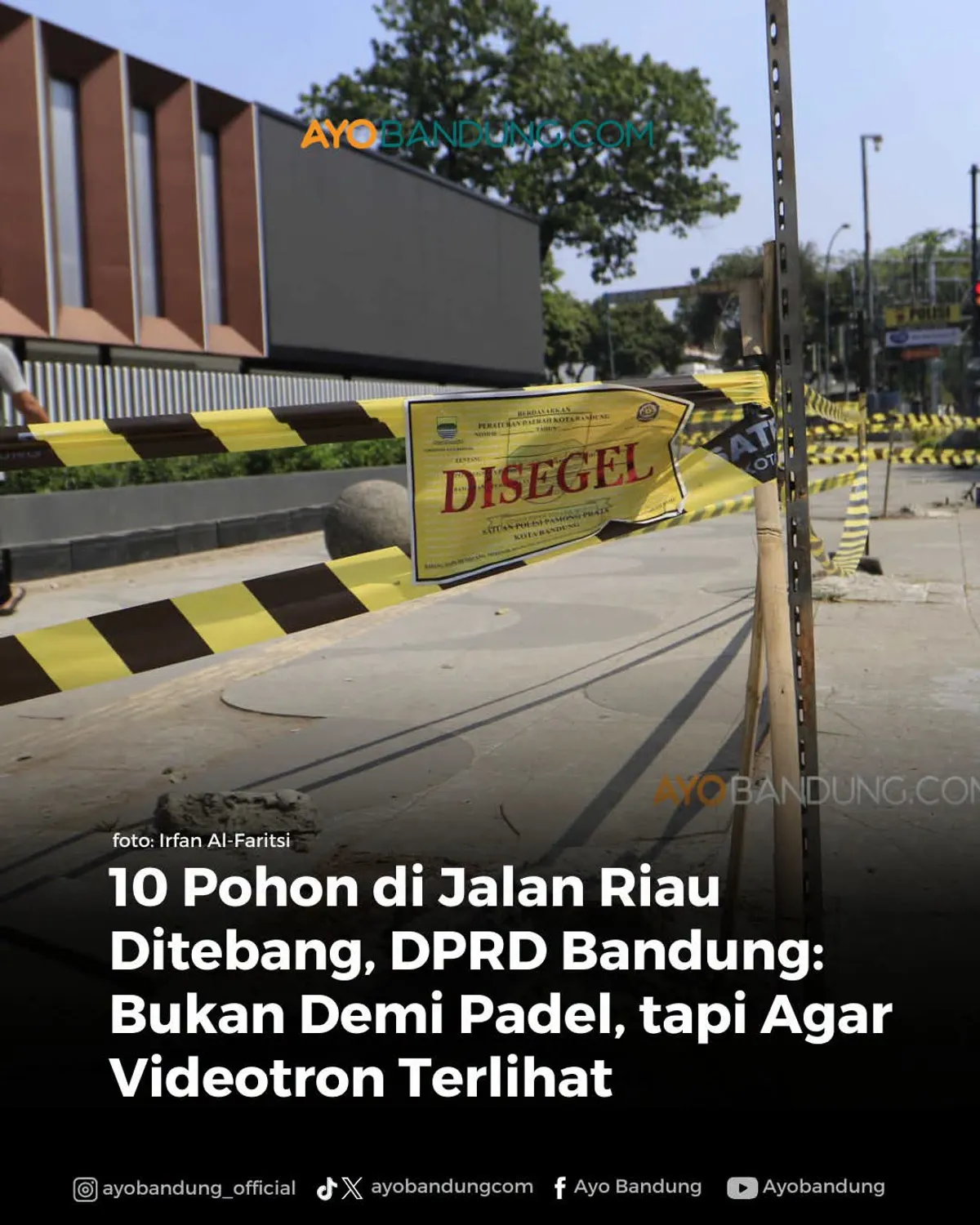 Atas nama videotron (Sumber: Ayobandung.com | Foto: Rachmadi Rasyad)