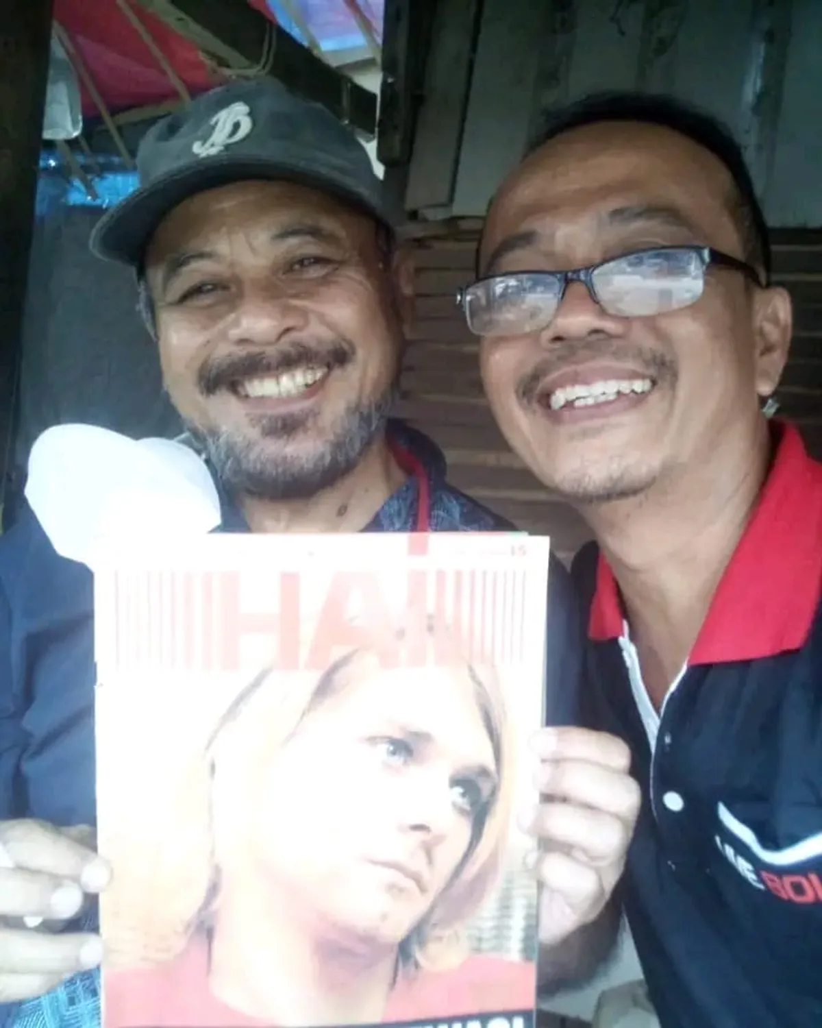 Kin Sanubary bersama Irwan Iskandar, Pemimpin Redaksi Majalah Hai Kin Sanubary bersama Irwan Iskandar, Pemimpin Redaksi Majalah Hai. (Sumber: Koleksi Kin Sanubary)