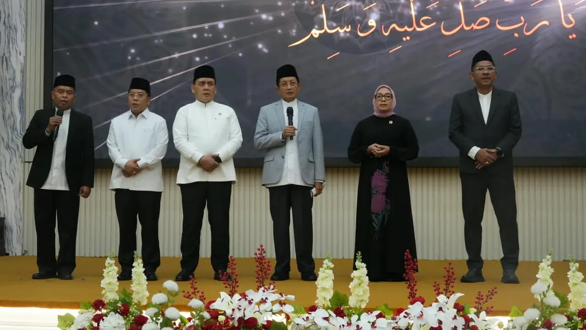 Kick Off Gerakan Nasional Gema Selawat Kebangsaan dan Ngaji Sirah Nabawi, Rabu (26/8/2026) (Sumber: Humas Kemenag)