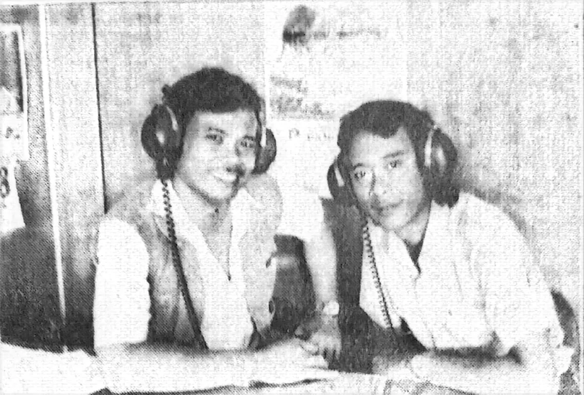 Andi R Djauhari dan Tisna Suntara, juru dongeng Sempal Guyon Parahyangan yang legendaris. (Sumber: Istimewa)