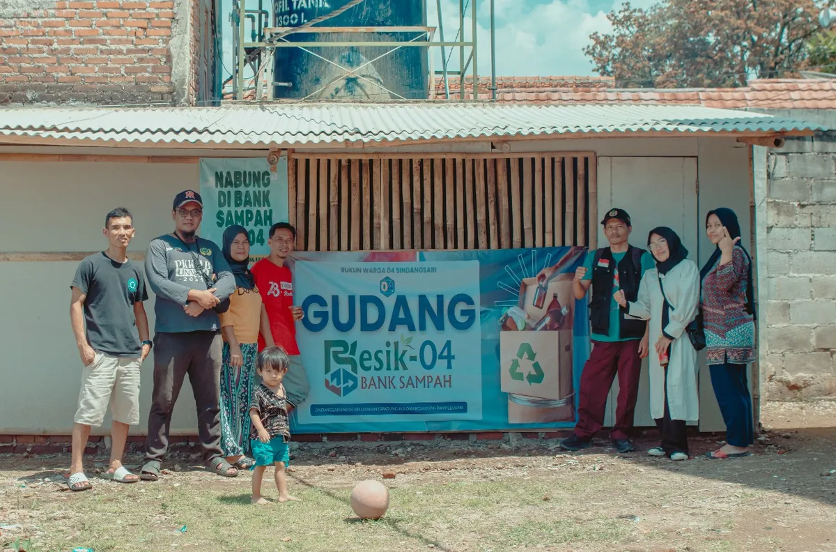 Alamat Sekretariat BSR04: Jl. Sindangsari RT 05, RW 04 Cipadung Kulon, Kecamatan Panyileukan, Kota Bandung (Sumber: Dokumentasi Pribadi | Foto: Rika Nurhayati)
