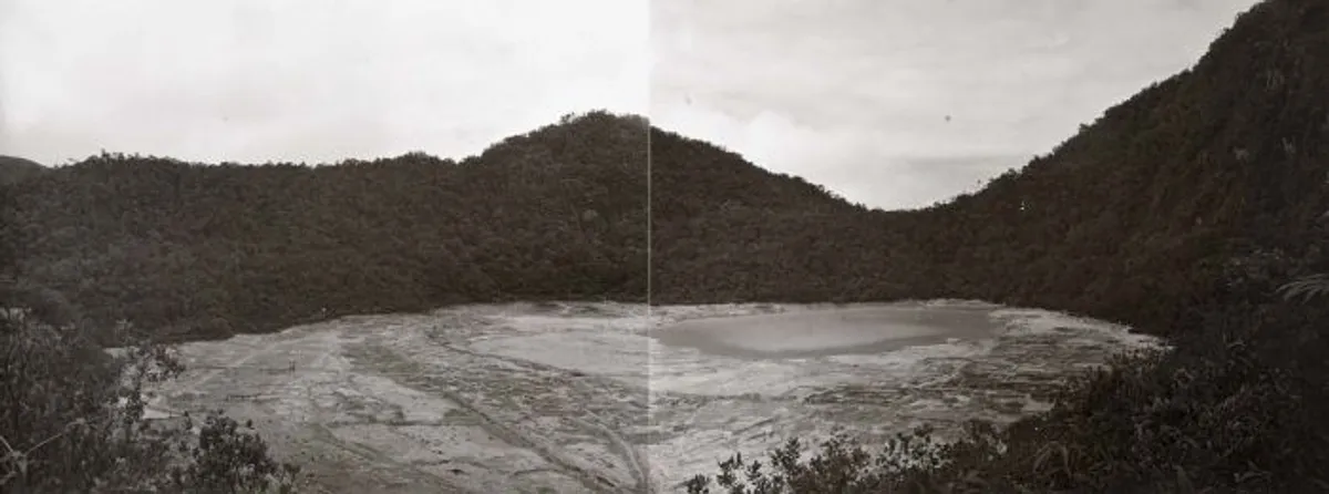 Kawah Putih Ciwidey tahun 1932. (Sumber: Tropenmuseum)