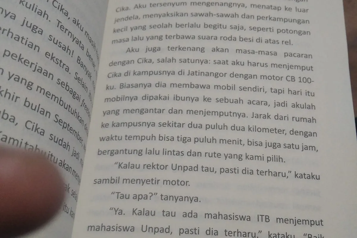 Isi Buku 'Dilan: ITB 1997'. (Sumber: Dokumentasi Penulis)