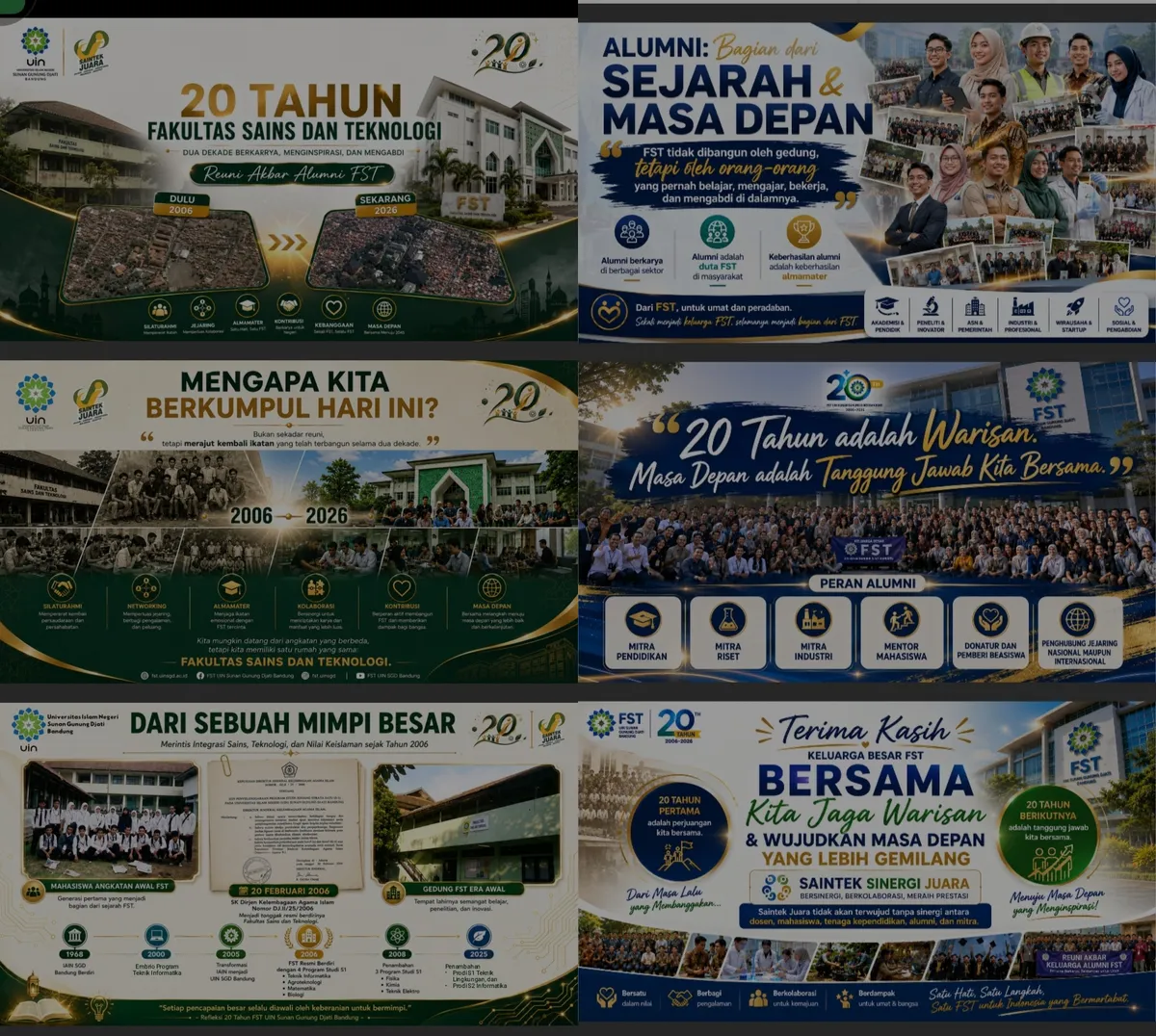 Hasil tangkapan layar alumni bagian dari sejarah dan masa depan (Sumber: Istimewa)