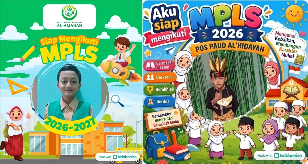 Istri membuat status twibbon Aa Akil dan Kakang siap mengikuti MPLS (Sumber: Istimewa)