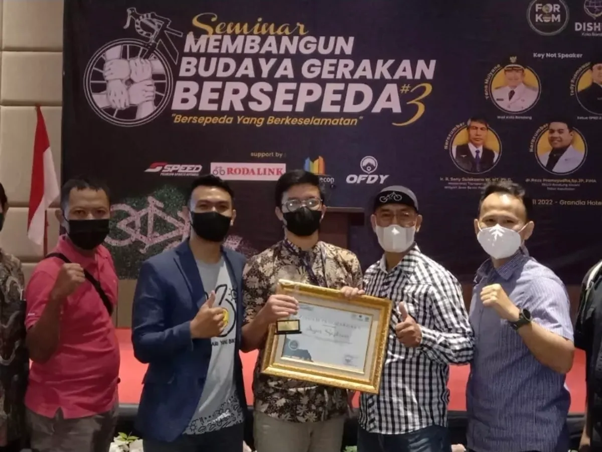 Seminar Membangun Budaya Gerakan Bersepeda #3 yang pernah diselenggarakan oleh Dishub Kota Bandung bekerjasama dengan Forkom Pesepeda se-Bandung Raya pada tahun 2022. (Sumber: Instagram/@forkombandungraya)