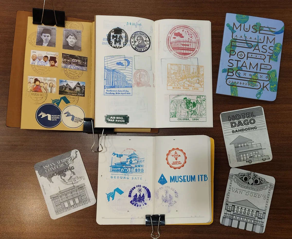 Foto 3 Hasil Stamp Hunting Museum to Museum (Sumber: Pribadi | Foto: Maya Maulyda)