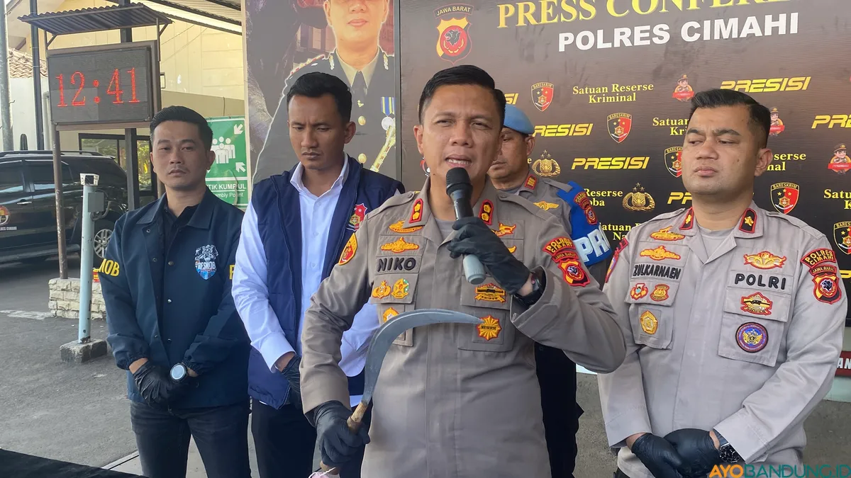 Kapolres Cimahi AKBP Niko N Adi Putra. (Sumber: ayobandung.id | Foto: Restu Nugraha Sauqi)