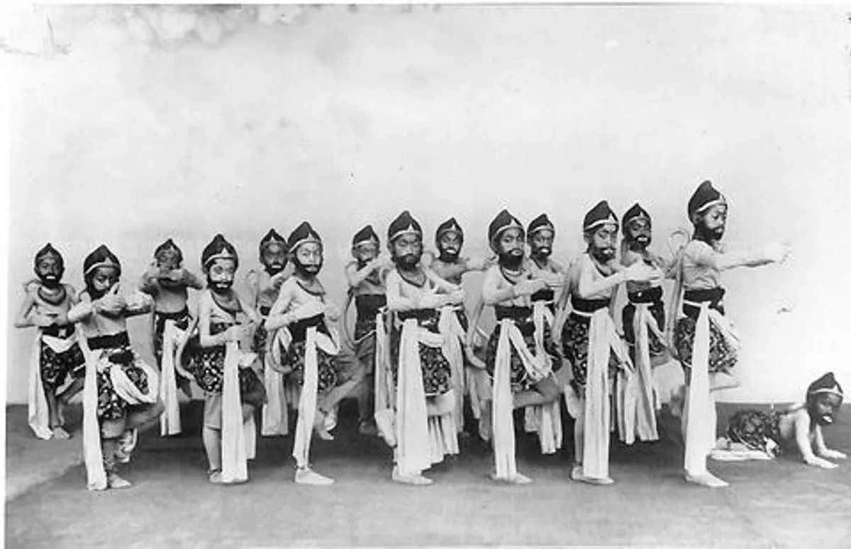 Wayang Wong Ramayana (Sumber: Arsip Nasional Republik Indonesia)