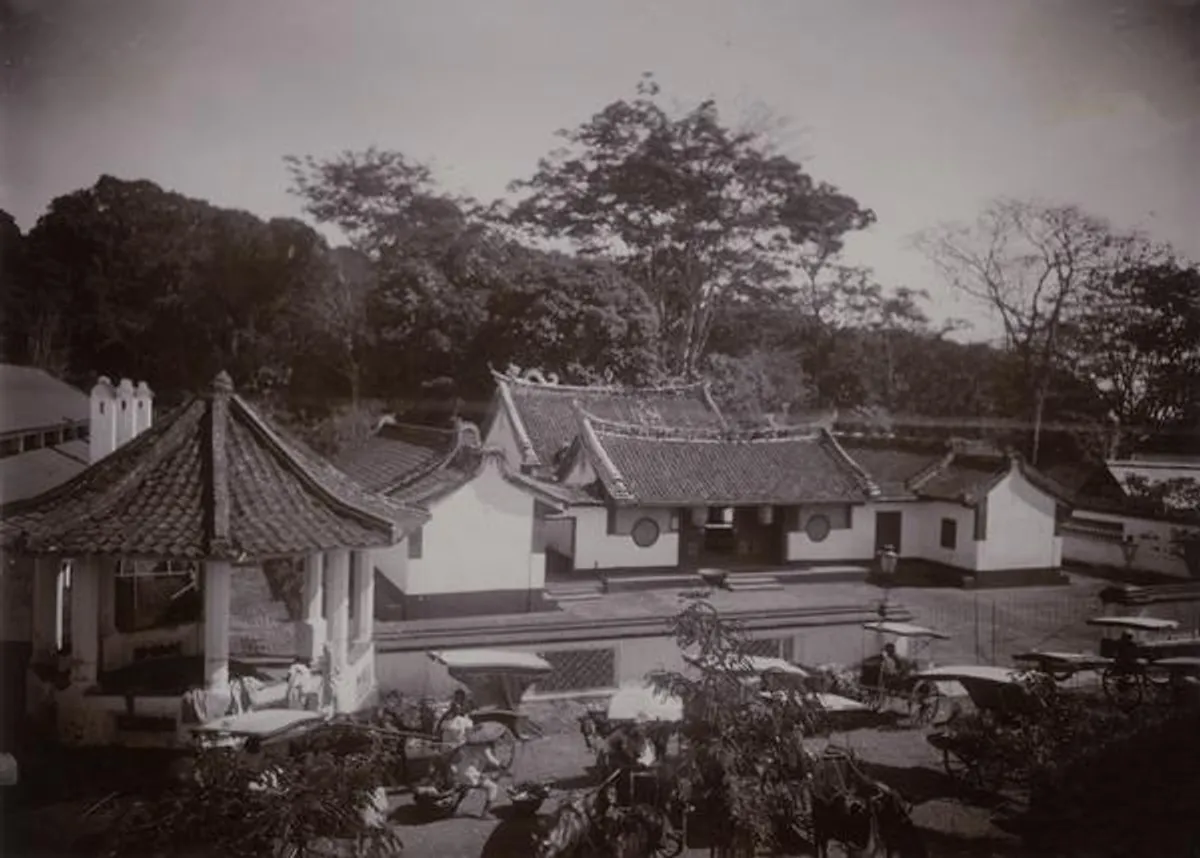 Hok Tek Bio, Chinese tempel te Buitenzorg (Vihara Hok Tek Bio 1920) (Sumber: KITLV)