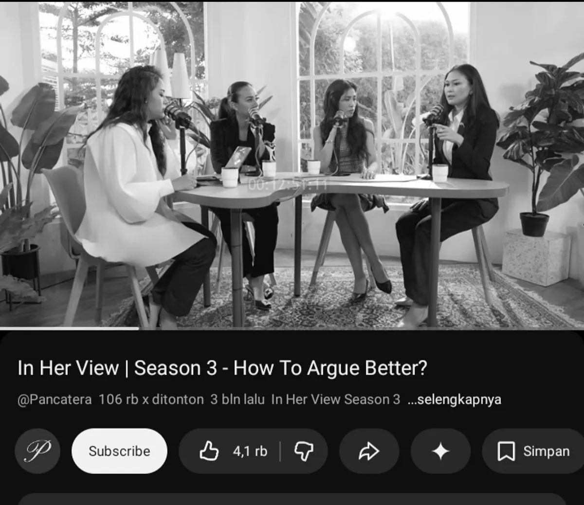 Screenshot Kanal Youtube In Her View