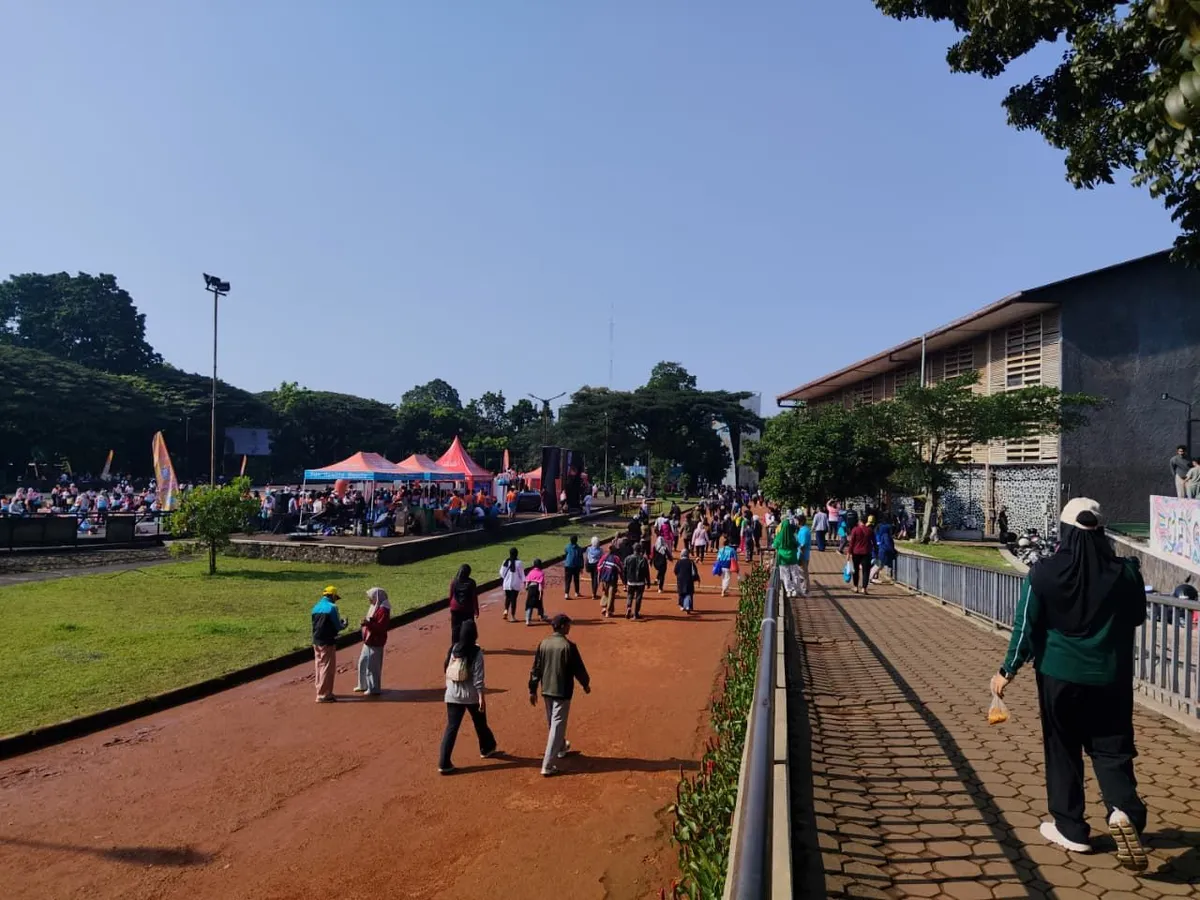Gor Saparua Bandung. (Sumber: Magang Ayobandung | Foto: Miftahul Zikri)